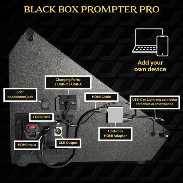 BLACK BOX Prompter Pro 24" [ALLOW 7-10 BUSINESS DAYS TO SHIP] - Image 3