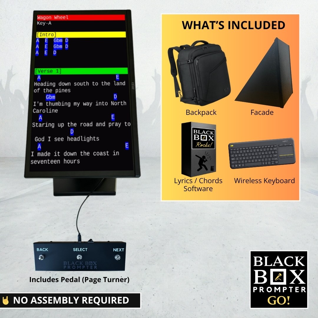 GO! Prompter Bundle with Backpack & Facade