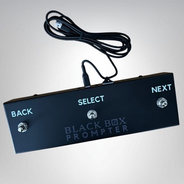 Black Box Prompter Pedal (Page Turner)