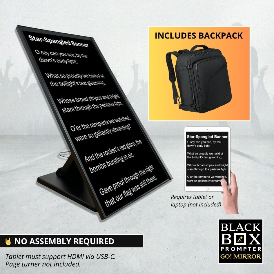 GO! Mirror with Backpack (for OnSong Premium Customers)