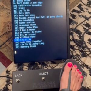 Navigating to a song