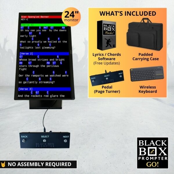 24 prompter GO! Bundle with Carrying Case