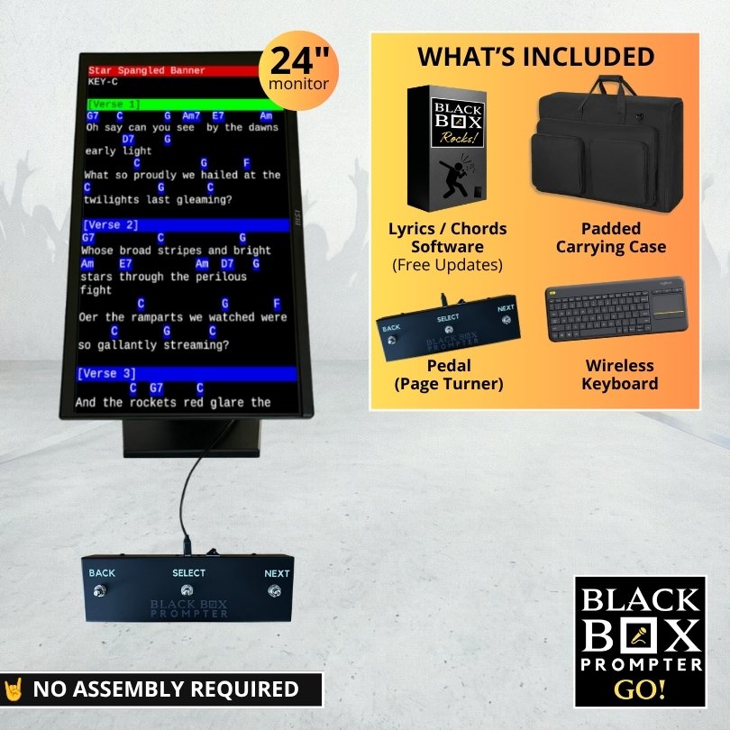 Prompter GO! (24 inch monitor) with Carrying Case