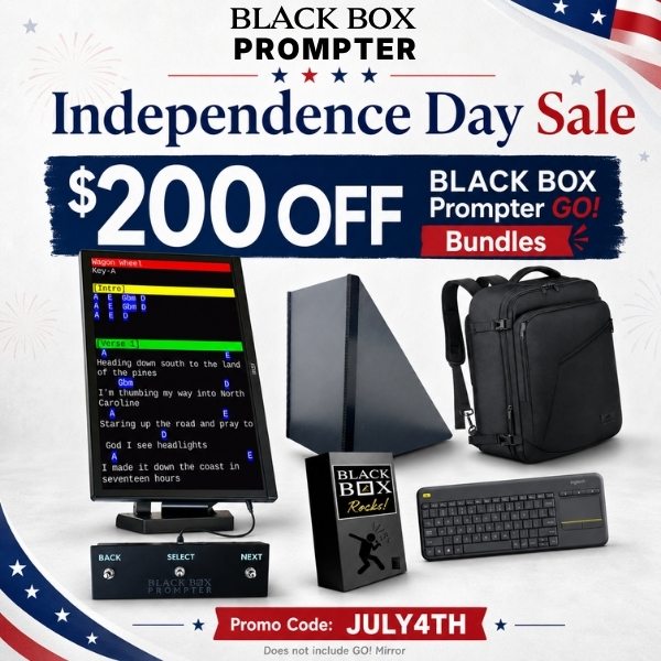 July 4th Sale - $200 off Prompter GO! Bundles
