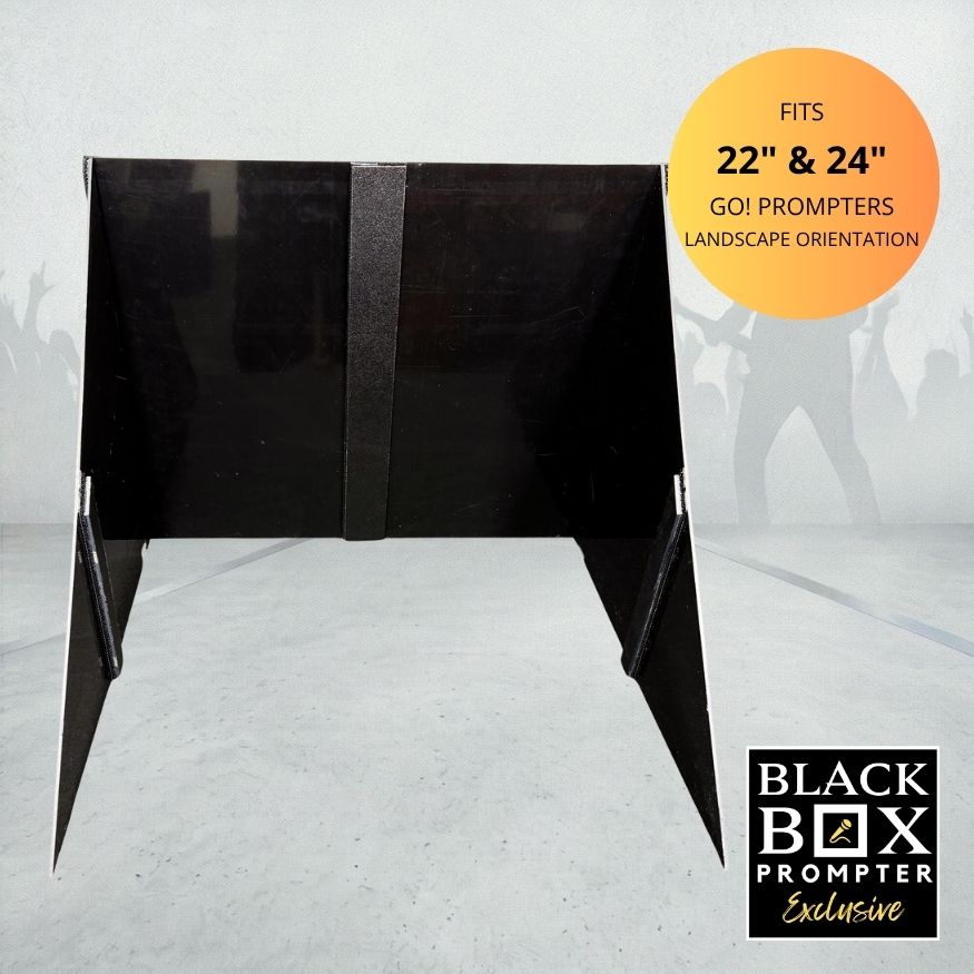 The Wide Façade – Hide Your 22″ or 24″ Prompter GO!